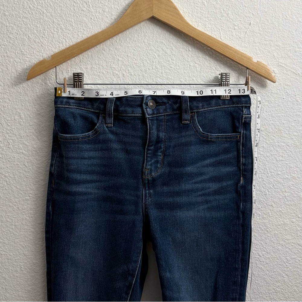American Eagle AE The Dream Jean Jegging Hi Rise Blue Dark Wash size 4 Short - Picture 8 of 10